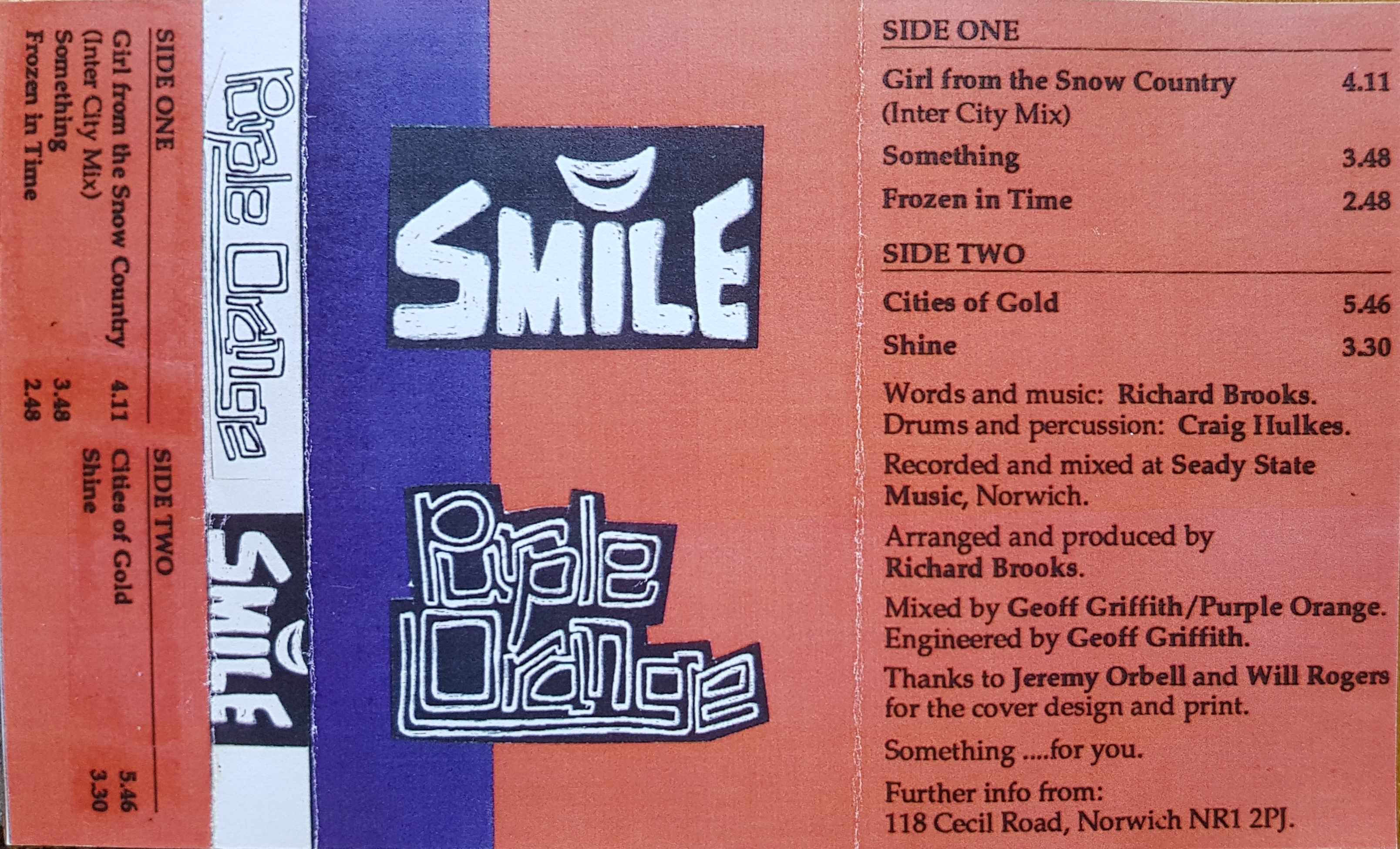 Picture of cassingles-SEP Smile E. P. by artist Purple Orange 